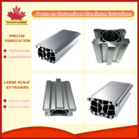 Fabrication de profilés en aluminium industriel noir extrudé sur mesure, profilé d'extrusion en aluminium industriel