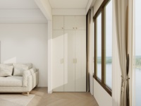 Armoire d'angle sur mesure pour chambre à coucher, armoire moderne à 3 portes, armoire intégrée, meuble de rangement pour vêtements