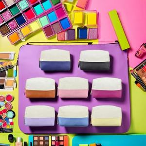 Bolsa de Cosméticos Personalizada, Colorida y Bonita, de Cuero PU, Gran Capacidad, Ecológica, con Cierre de Cremallera, Resistente al Agua y Duradera - Product Image 4