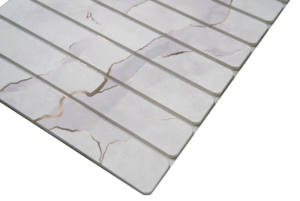 Tappetini da Bagno Personalizzabili in Diatomite con Motivo Marmorizzato Dorato, Antiscivolo, Ecologici, Design Moderno, Antibatterici - Product Image 3