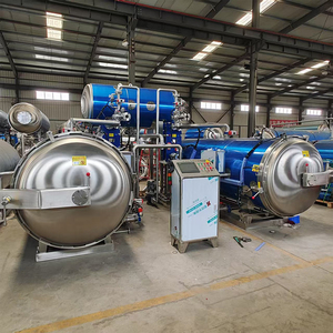 Nouvelle machine de rétortage alimentaire à immersion dans l'eau en acier inoxydable pour les emballages en bouteille et souples avec une distribution uniforme de la chaleur - Product Image 3