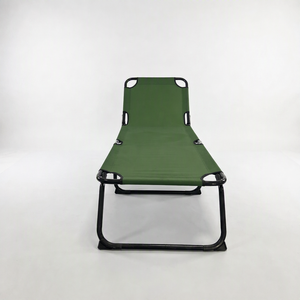 Cama Plegable de Acero para Exteriores, Tamaño Individual, Tela Oxford 600D, Resistente a los Rayos UV, Ideal para Acampar y Descansar en la Playa - Product Image 1