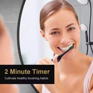 Brosse à dents électrique sonique portable pour adultes avec poils doux, étanche IPX7, rechargeable - Cadeau idéal - Product Image 2