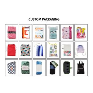 Packable Wholesale Digital Printing <b>Micro</b> Fiber Sand Free Waffle Weave Beach Towel for Adult - Product Image 3