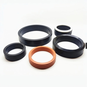 Joints d'étanchéité en tissu pour joints en V combinés de type V, résistants à l'huile, en FKM et NBR, pour applications industrielles - Product Image 1
