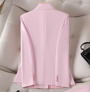 Artı boyutu kore versiyonu kadın uzun kollu profesyonel takım elbise resmi kıyafet röportaj satış iş elbisesi ceket <span class=keywords><strong>blazer</strong></span> - Product Image 5