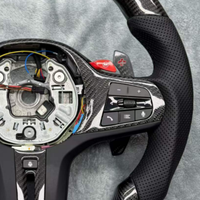 Volant personnalisé en fibre de carbone pour BMW G30 G31 G32 X3 G01 G82 G42 G20 M5 X4 G02 M2 G87 M3 G80 M4 F90 G11 M avec LED