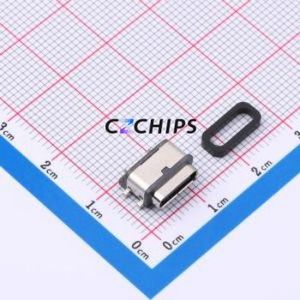 YTC-WP6-45 USB Connector SMD Connector ( Connector Type: Type-C )( Mounting Type: Sink Board )( Number of Contacts: 6P ) - Product Image 1