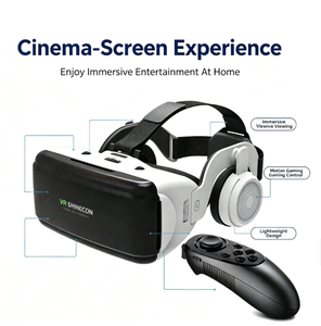 แว่นตา <span class=keywords><strong>VR</strong></span> 3D ไร้สาย รุ่นใหม่ ปี 2026 พร้อมจอยสติ๊กแบบ Rocker สำหรับ IOS Android อุปกรณ์ AR สำหรับความจริงเสมือน - Product Image 1