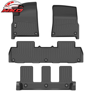 Tapis de sol pour Rivian R1S 2022-2024, antidérapants, moulés en 3D, toutes saisons, en TPE, 4 pièces, imperméables - Product Image 1