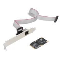 Carte Ethernet interne Realtek RTL8125BG 2.5G/1G Mini PCI Express vers port RJ45 pour serveur (en stock)