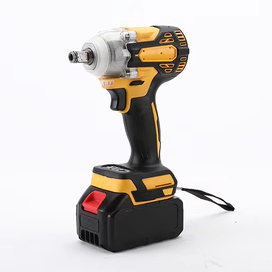 Professional Cordless Brushless Impact Wrench Electric Power Electric Impact Wrench Li-ion Battery Wrench