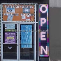 USA 110V P10 Enseigne Led Extérieure Écran D'affichage Défilement Programmable Babillard Bar Personnalisé WiFi Magasin Publicité Panneau Ouvert