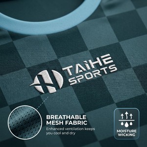 Men Football Uniform Mesh Fabric Moisture Wicking International <b>Soccer</b> Jersey Adult <b>Soccer</b> Jersey Name Number Football Clothes - Product Image 3