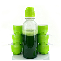 Tutup Botol Plastik BSTBIO PP dengan Bubuk Teh Hijau Matcha untuk Minuman 2g/Tutup Bubuk Matcha