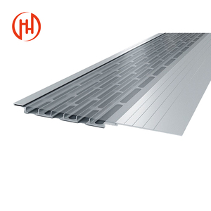 Canaleta de Lluvia de Aluminio Anodizado Color Plata, Protector de Canaleta de Lluvia de Aluminio, Cubierta de Drenaje de Agua para Techo - Product Image 2