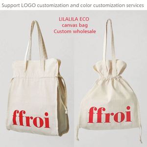 Reusable Eco Friendly Plain Cotton Designer Shop <b>Print</b> Customized logo Shopping Grocery Custom Canvas Tote Bag - Product Image 6