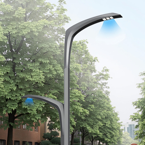 Lampe de rue LED extérieure élégante de 300 W, corps en alliage d'aluminium durable, résistant aux intempéries IP67, puce SMD, alimentation par batterie AC - Product Image 1