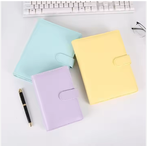 Agenda magnétique personnalisé 2026 A6 avec pochette en similicuir et modèles numériques - Product Image 3