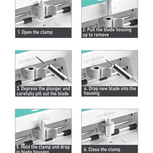 Lames de rechange de lames de <span class=keywords><strong>machine</strong></span> de coupe de vinyle professionnelles pour traceur Coolinbo - Product Image 6