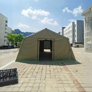 PVC Fabric Quick Setup Single Layer One <b>Bedroom</b> Warehouse <b>Tent</b> Three Season 3000mm Waterproof Windproof 20 Man Capacity - Product Image 5