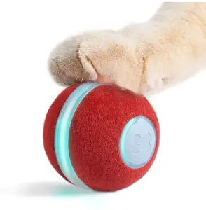 Juego de mesa de porristas todo en uno, juguete interactivo para gato, mini pelota automática y rascador