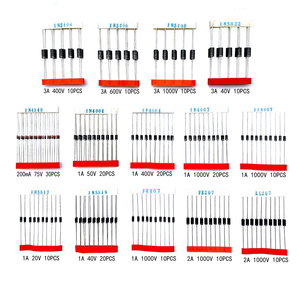 Kit d'assortiment de Diode schutky, 200 pièces, interrupteurs rapide, 1N4001, 1N4004, 1N5408, <span class=keywords><strong>UF4007</strong></span>, FR207, 1N5817, 1N5819, 1N5822, 1N4148, RL207 - Product Image 3
