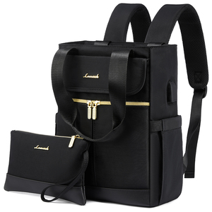 LOVEVOOK OEM ODM <strong>Convertible</strong> Small <strong>Tote</strong> <strong>Backpack</strong> for Women Mini College Daypack for Work, Daily, Travel, 2pcs <strong>Backpack</strong> <strong>Purse</strong> Set - Product Image 1