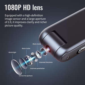 Mini Cámara Corporal HD 1080P con Visión Nocturna, Grabadora de Video Portátil de Larga Duración y Grabadora de Voz - Product Image 4
