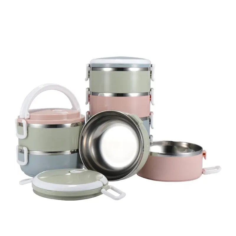 stainless steel snack box metal lunch box lunch tin box metal food container