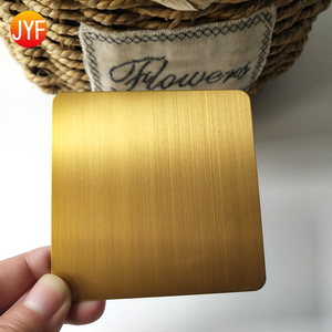 ZB9924 FOB 304L Golden <strong>Color</strong> HL Brushed <strong>Stainless</strong> <strong>Steel</strong> <strong>Sheet</strong> Price Per Kg - Product Image 4