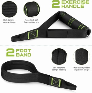 Bandas de Resistencia Elásticas para Yoga y Ejercicio, 12 Piezas, Tubos de Resistencia de Alta Elasticidad para Entrenamiento en Casa - Product Image 4