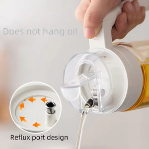 24 унции, 700 мл, стеклянный распылитель для оливкового масла, кухонный распылитель 2 в 1, распылитель масла для салата, барбекю - Product Image 4