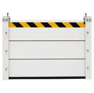 市営アルミ製洪水防御壁**、地下鉄入口用大型スパンモジュール式洪水ゲート - Product Image 6