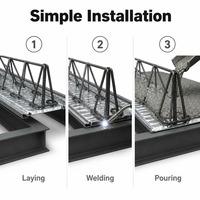 Plateau de plancher en acier galvanisé durable et anticorrosion pour projets en zones côtières