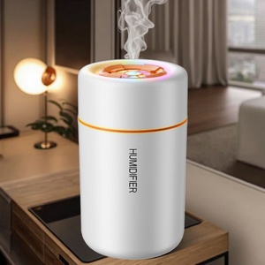 Portable Mini 212ml USB Smart <b>Humidifier</b> with Rainbow LED Lamp Personal Ultrasonic Cool Mist Aromatherapy for Car & Hotel Use - Product Image 6