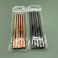 Stylo de dessin d'art d'ongle en Nylon de bonne qualité pour la peinture manucure bricolage utilisation de beauté Tube en métal brosse de revêtement d'ongle