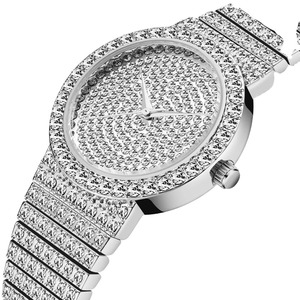 Wholesale <b>diamond</b> Timing Business Alloy Gold Large Dial Ultra-thin Japanese Quartz Movement Luxury Quartz <b>Watch</b> Women - Product Image 4