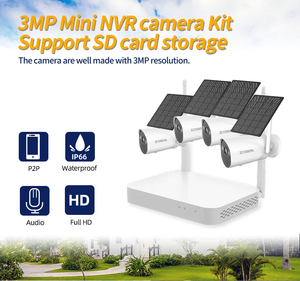 <span class=keywords><strong>Kit</strong></span> <span class=keywords><strong>de</strong></span> Cámara <span class=keywords><strong>de</strong></span> <span class=keywords><strong>Seguridad</strong></span> Solar Inalámbrica WIFI NVR, 4CH / 8CH, Visión Nocturna, Audio Bidireccional, Sistema <span class=keywords><strong>de</strong></span> Vigilancia con Energía Solar - Product Image 1