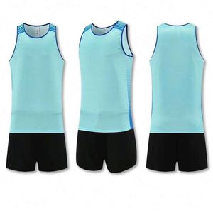 Ensemble de performance pour hommes : Débardeur respirant en maille à séchage rapide, personnalisé avec l'emblème de l'équipe, idéal pour le marathon et l'entraînement, haute qualité - Product Image 3