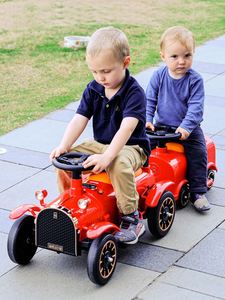 Petit train électrique à quatre roues et deux places - Voiture électrique pour bébé avec télécommande, pour garçons et filles, pouvant accueillir deux personnes - Product Image 5