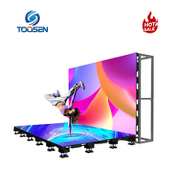 TOOSEN P4.81 3800 Luminosité, affichage LED interactif couleur pleine, étanche, pour sol intérieur/extérieur, piste de danse