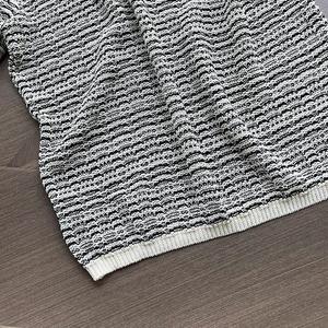 Haut en tricot rayé chic pour l'été, col rond, colorblock, t-shirt ample à <span class=keywords><strong>manches</strong></span> <span class=keywords><strong>courtes</strong></span> pour <span class=keywords><strong>femme</strong></span> - Product Image 6