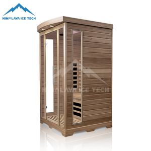Sauna infrarouge de luxe pour 2-3 personnes - Bois massif, installation facile et rapide, silencieux, prêt à l'emploi pour jardin ou suite parentale - Product Image 5