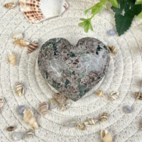 Bestseller Kindfull Natürlicher Polierter Kristall-Jaspis Spiritueller Heilungs-Herzstein Sorgenlöser für Zuhause