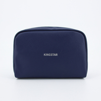 Sac de toilette imperméable en PU pour homme avec logo personnalisé, sac de toilette pour le voyage, sac de maquillage, organiseur, sac de maquillage pour homme