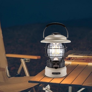 Classic Waterproof Portable LED Solar Lantern <b>Tent</b> for Outdoor Hiking Cold White Rattan <b>Hanging</b> Lamp for Camping - Product Image 5