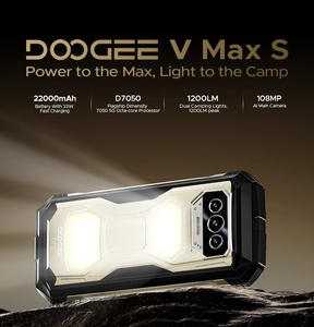 Teléfono Resistente <span class=keywords><strong>DOOGEE</strong></span> <span class=keywords><strong>V</strong></span> Max S 5G, Dimensity 7050, 8GB 256GB, Doble Luz de Camping, Batería Grande de 22000mAh, Smartphone - Product Image 3