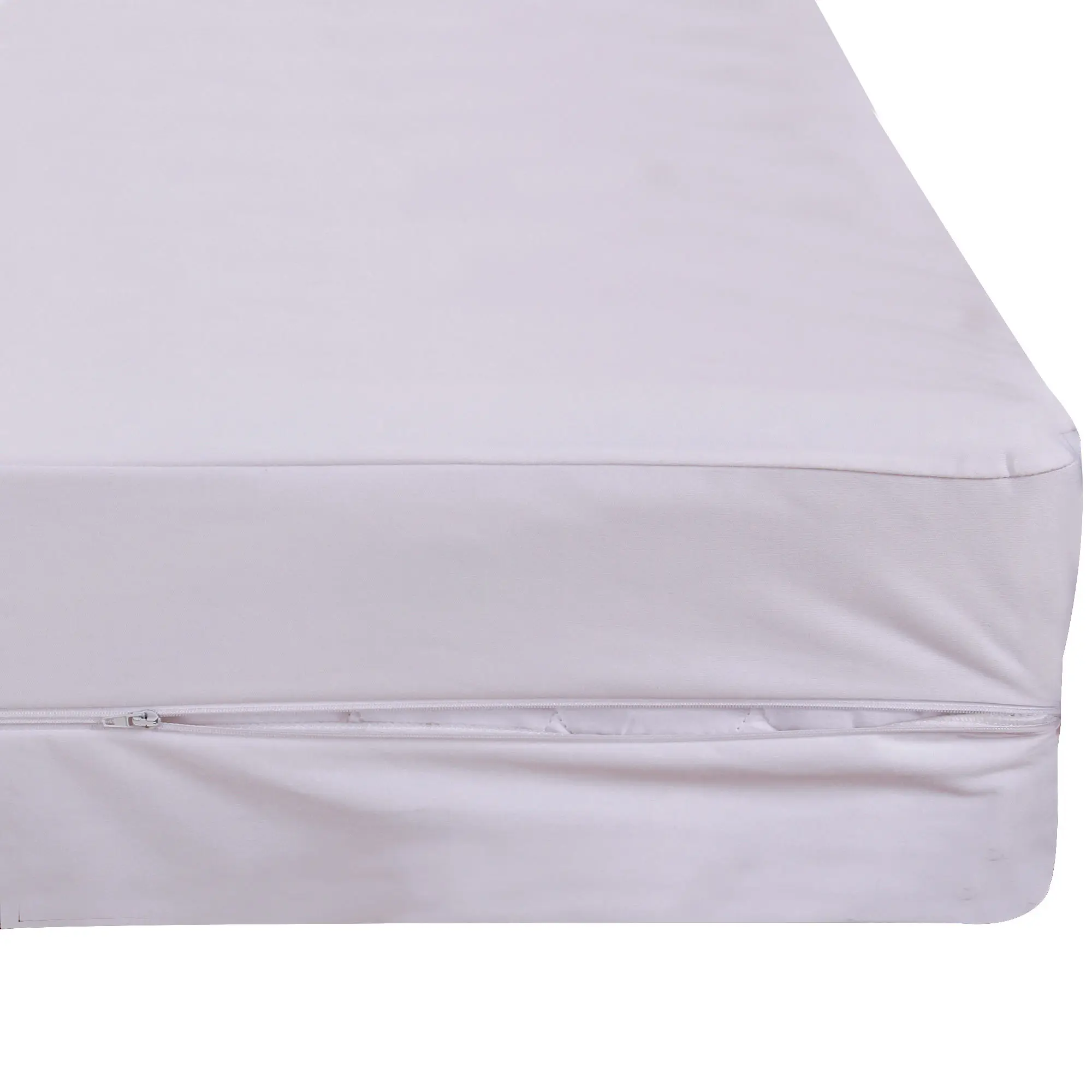 Protezione materasso camera da letto impermeabile telo da letto all'ingrosso completamente impermeabile OEM 100% poliestere 40 adulti bianco