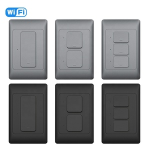 Interrupteur mural intelligent Wi-Fi avec bouton poussoir <span class=keywords><strong>physique</strong></span> 1, 2 ou 3 gangs, compatible application Tuya, certifié SAA Australie - Product Image 3